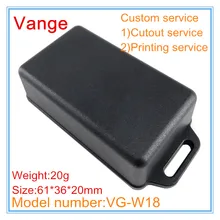 5 шт./лот литые корпуса для ввода данных IP54 настенный diy ABS пластик Проект коробка для устройство pcb 61*36*20 мм