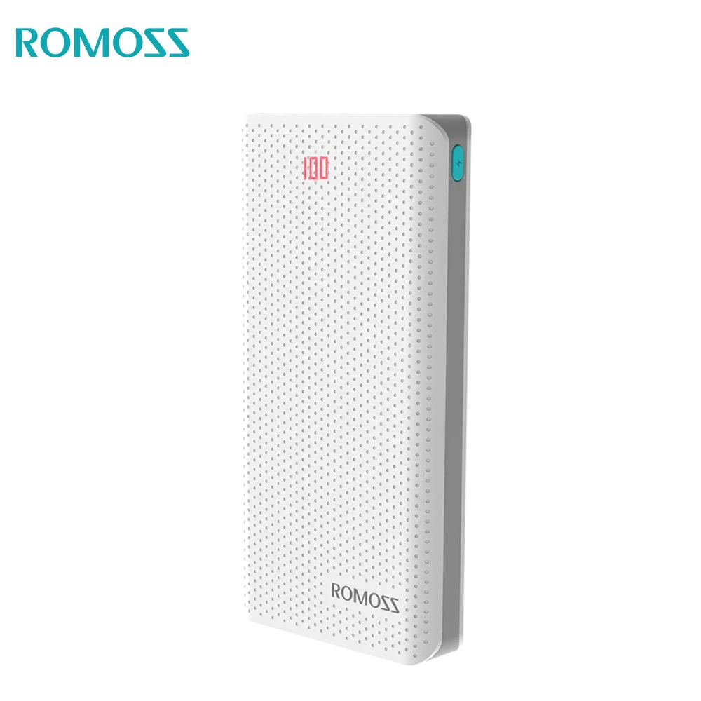 ROMOSS Sense6 LED 20000mAh Power Bank Portable Li polymer Powerbank with led indicator External Battery For