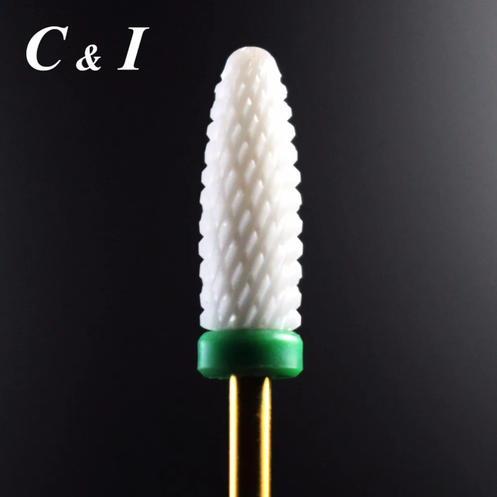 

Ceramic Upgrade Flame Bit -Grit C -Ceramic Nail Drill Bit for Electric Nail Drill Machine -Nail Bit