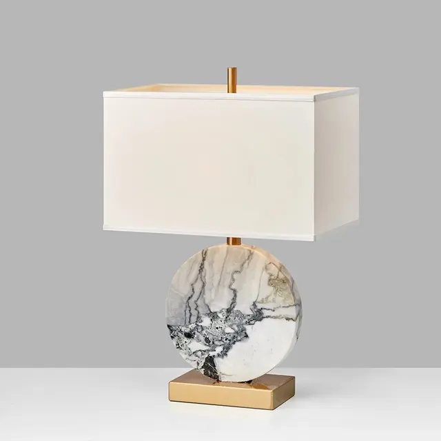 marble table light