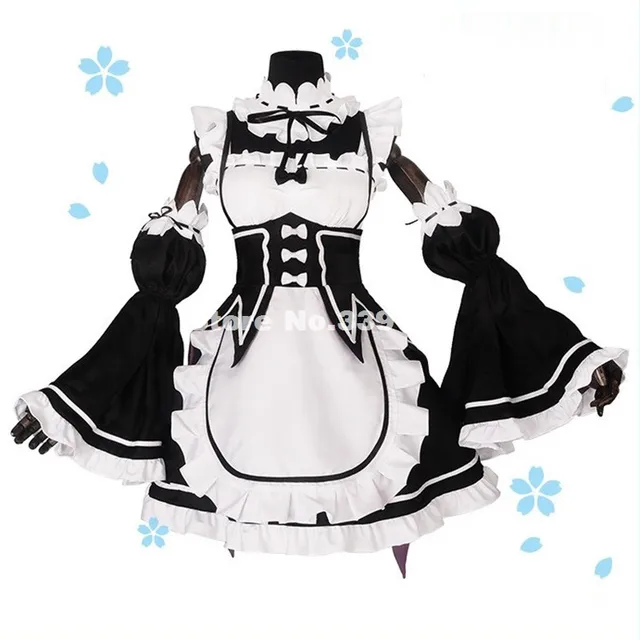 aliexpress com compre ram rem cosplay re zero hajimeru kara isekai