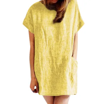 

2019 MAXIORILL New Women Casual O-Neck Short Sleeve Mini Dress Evening Party Dress платье Wholesale T3