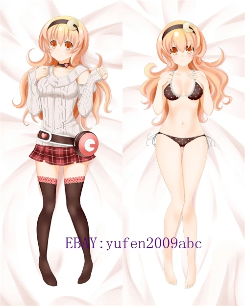 

Free Shipping New Japanese Anime hugging pillow case (Peach Skin Hyperdimension Neptunia ReBirth2 Compa