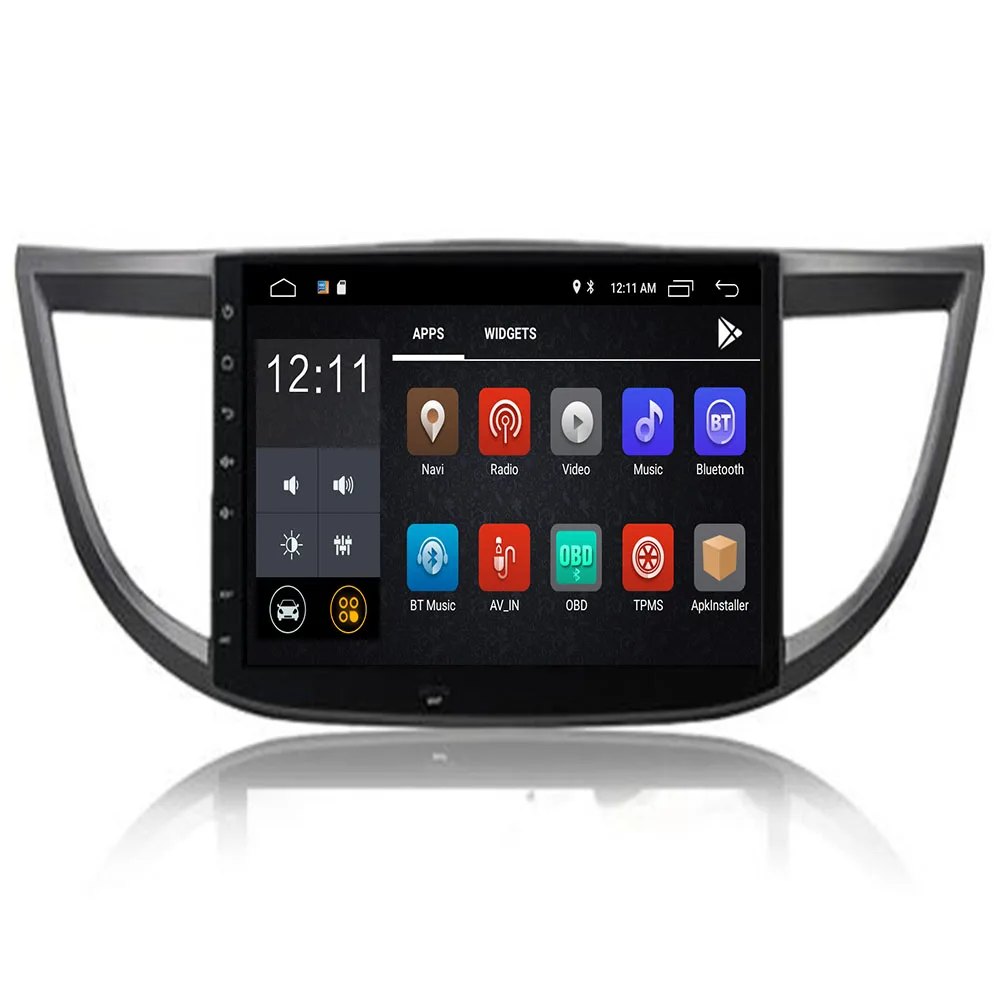 Автомобильный DVD-плеер 10 2 дюймов HD Android Восьмиядерный для HONDA CRV 2012 13 -2018 2019 2020