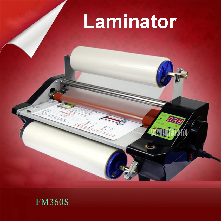 CNC stepless speed modulation FM360S Hot&Cold Laminator hot mounted