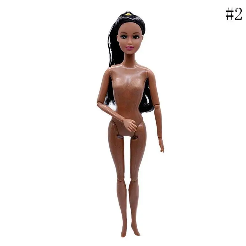 1 шт., новинка, черная кукла, тело, 5 подвижных суставов, черные куклы без головы, аксессуары для детских кукол, игрушки для девочек, подарки, Oyuncak Bebek - Цвет: B