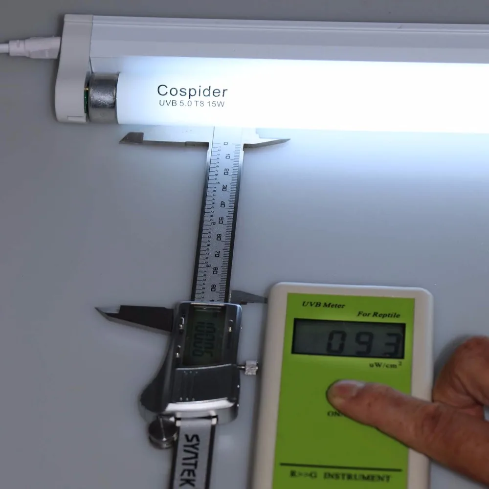 Флуоресцентная лампа для рептилий UVB 5 0 10 CFL 18 дюймов 15 Вт синтез кальция витамин D