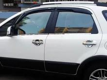 Для Suzuki SX4 07-11 5dr Crossover Новый Mugen Стиль Окно Visor Vent 2007 2008 2009 2010 2011
