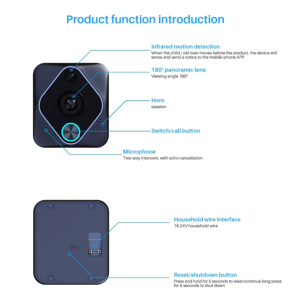 1080P HD WIFI Video DoorBell (12)