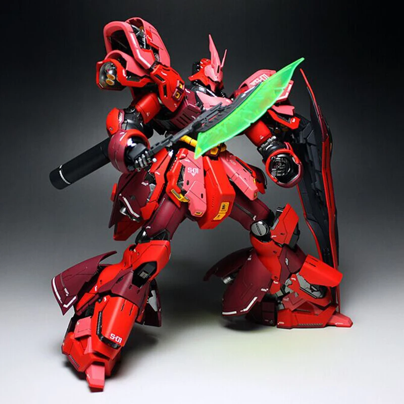 Аниме мобильный костюм Daban MSN-04 SAZABI Gundam светодиодный светильник MG 1/100 Модель робот головоломка детская игрушка сборка светодиодный фигурки подарок