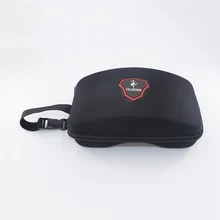 Ударопрочная коробка для лыжных очков с вешалкой, жесткая коробка для хранения очков для сноуборда, защита для очков, черный чехол для лыжных очков