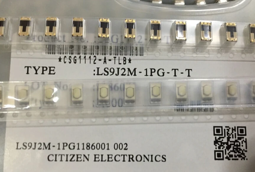 20PCS/LOT CITIZEN LS9J2M-1PG-T-T SMD touch switch 3*6*2.5 green LED light | Обустройство дома
