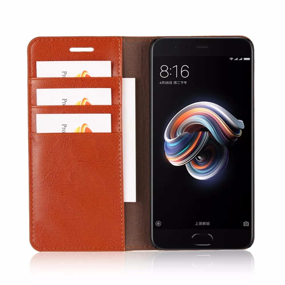Для Xiaomi Note 3 чехол из натуральной кожи 3in1 кошелек Чехол подставка кармашки для