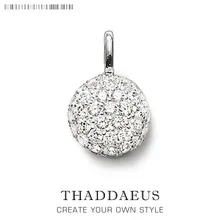 Подвеска диско шар проложить, абсолютно новая мода трендовые ювелирные изделия Thomas Bijoux 925 пробы серебряные аксессуары подарок для женщин Ts