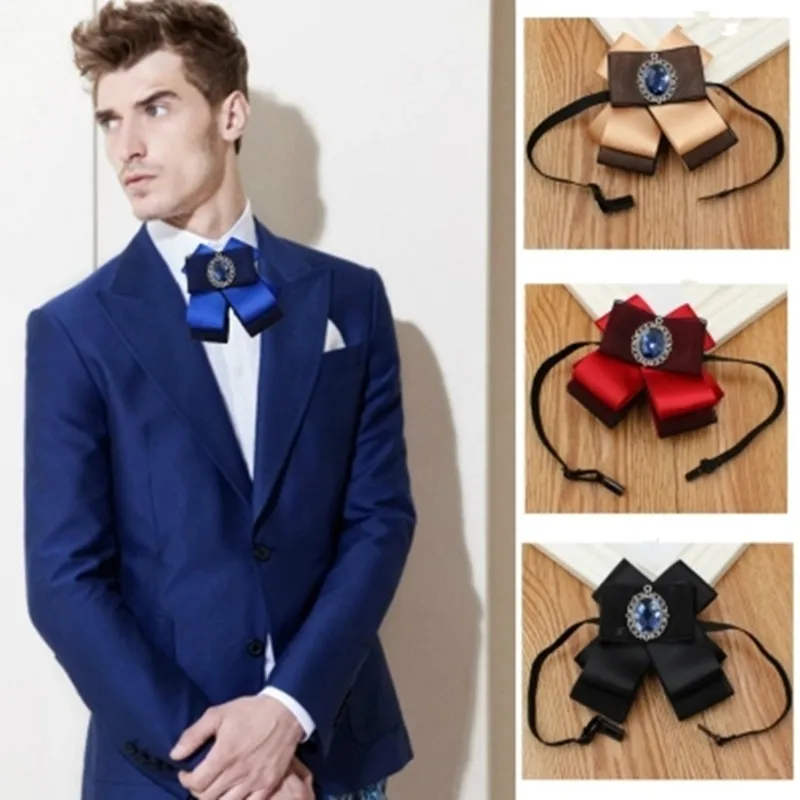chinese collar with bow tie