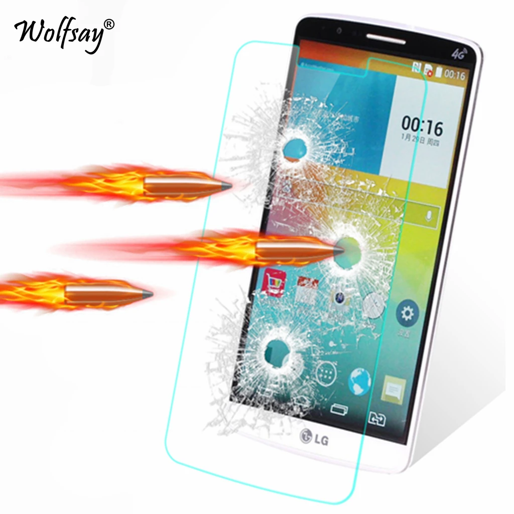 Wolfsay 2 шт для стекла LG G3 Защитная пленка экрана из закаленного D855 D850 D851 телефона с