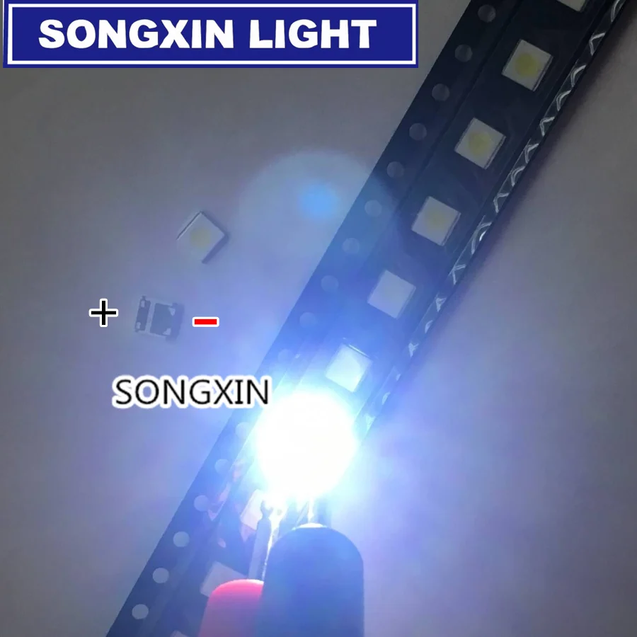 300 шт. для WOOREE светодиодная подсветка LCD TV bead 3 V 1 W 3535 LED SMD Lamp cold white WM35E1F YR07 eB|led smd|1 w3535