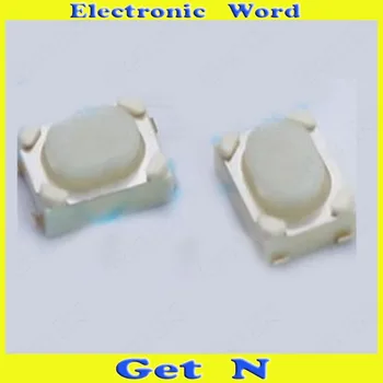 

500pcs 3*4*2.5 Band Packaging 4-Pin Tactile Switch for Remote Control Warped Pin Tact Switch Auto Car Parts