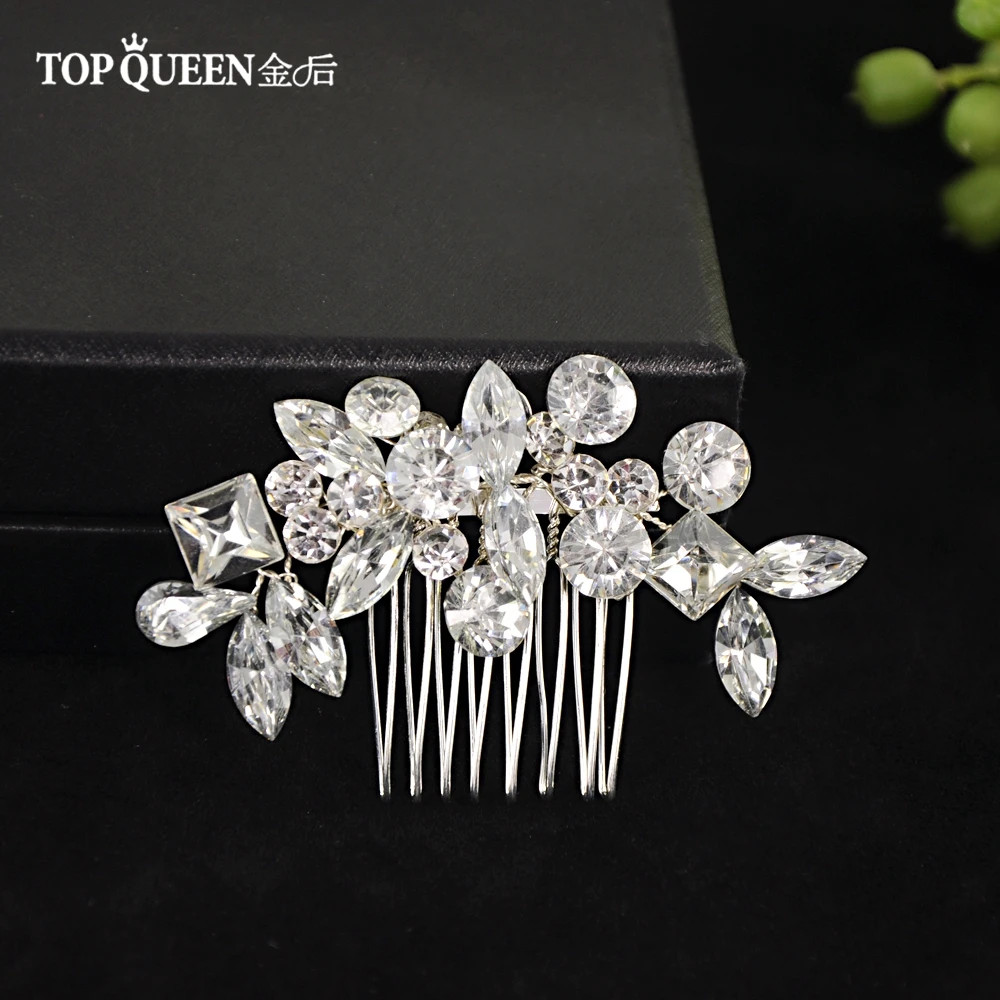 

TOPQUEEN HP88 Wedding Hair Accessories Headpiece Wedding Hair Comb Wedding Bridesmaid Trendy Headdress For Women Bridal Headwear