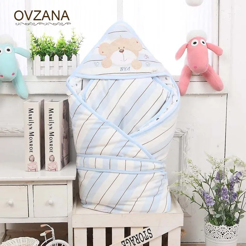 Baby Swaddle Wrap Spring Autumn Soft Cotton Envelope For Newborns Baby Blankets Newborns Baby