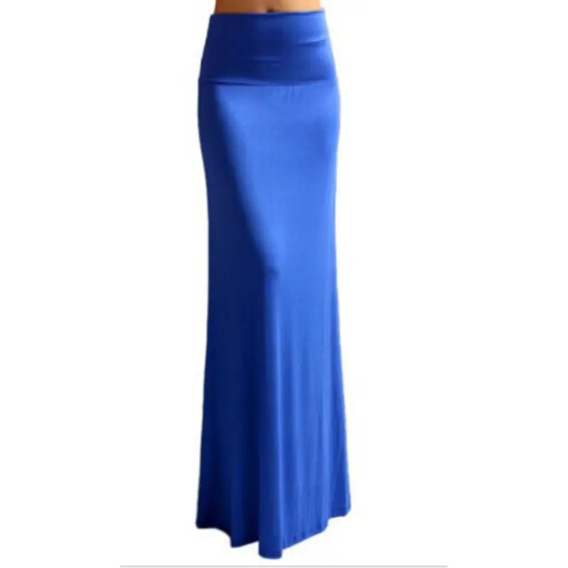 

New Bohemian Style Autumn Casual Pencil Maxi Skirt Women Bandage Pleated Winter Long Cotton Skirts For Women J2 B3