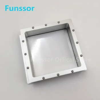 

Funssor 115 *115 mm aluminum alloy Resin Tank High transmittance quartz glass resin tank For DIY SLA DLP 3D printer