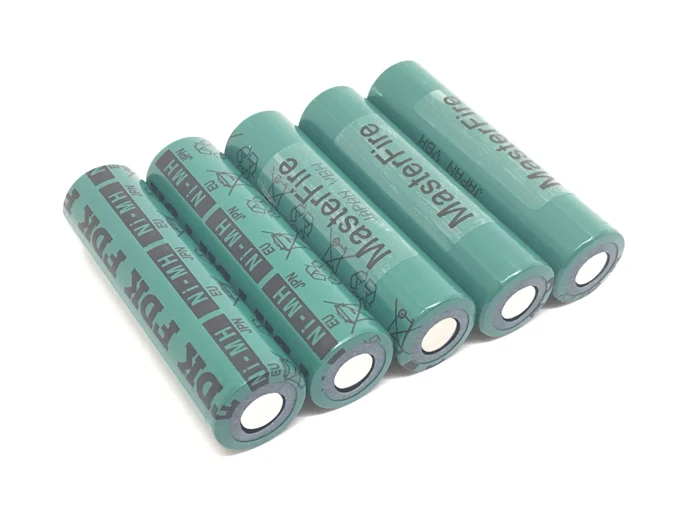 

MasterFire 20PCS/LOT New Original FDK 18670 HR-4/3FAU 4500mah NiMH 1.2V battery Ni-MH batteries cell Free Shipping