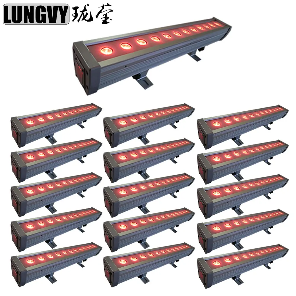 

Free Shipping 16pcs/Lot 12x4w RGBW 4IN1 Waterproof IP65 Outdoor Led Flood Light LED Wall Washer
