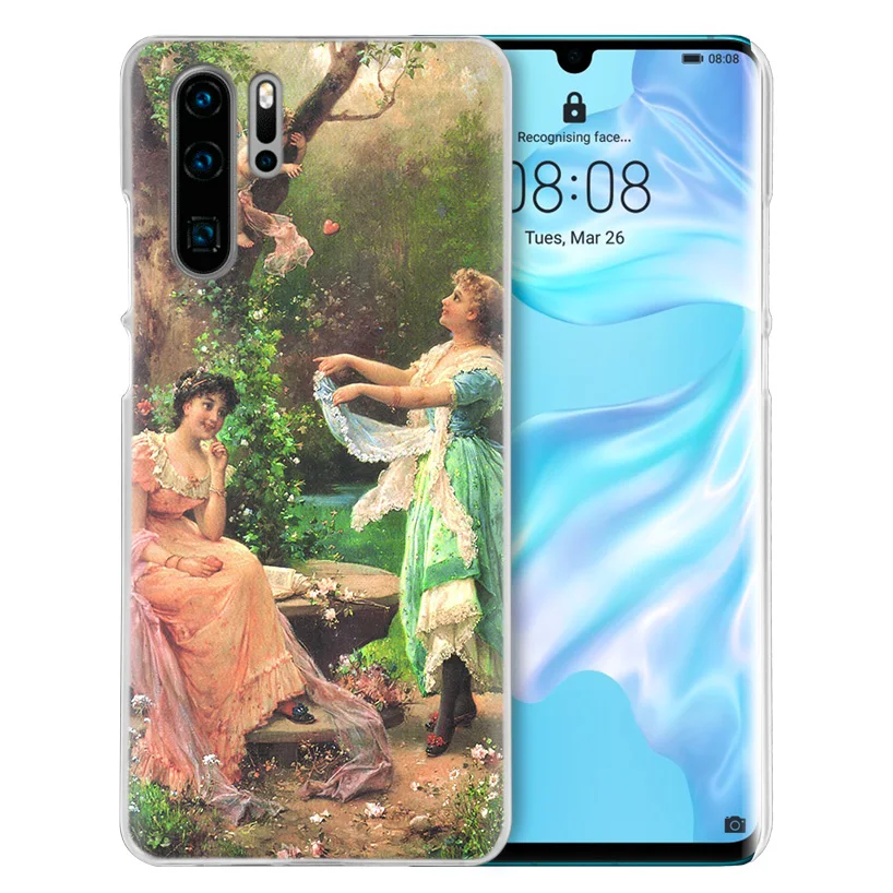 Чехол с рисунком ангела Купидона для huawei P20 P30 P Smart Nova 4 3i P10 P9 P8 mate 10 20 lite Pro Mini жесткий чехол для телефона из поликарбоната