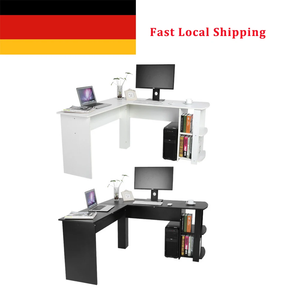 Computer Desk Utility Wooden Office Computer Writing Desk Home