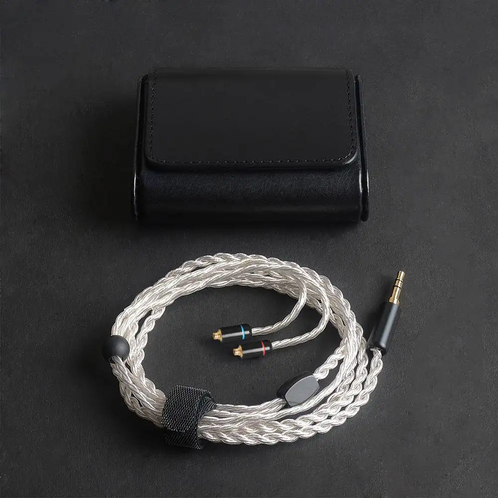 

OKCSC Earphone Dedicated Cable MMCX 0.78mm 2PIN 6 Cores Silver Plated Headphone HiFi Upgrade Cord 3.5mm Stereo Plug for Westone