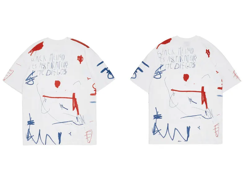 Graffiti Ink Print Tshirts 5