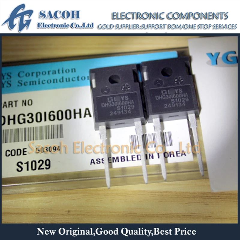 Free Shipping 10Pcs DHG30I600HA or DHG20I600HA TO-247 30A 600V FRED Fast Recovery Diode | Электроника