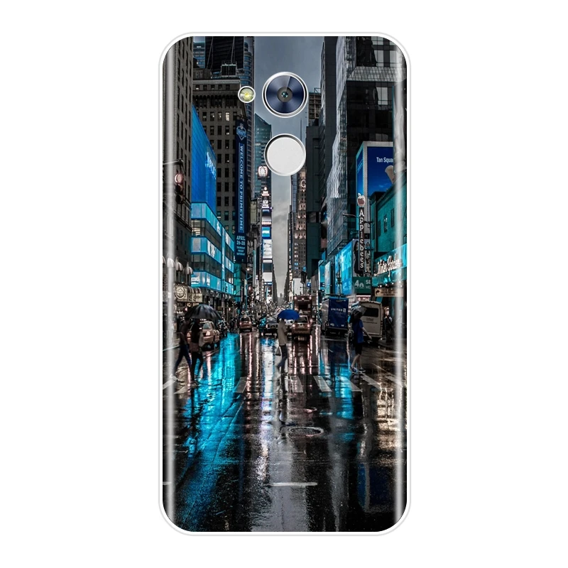 Задняя крышка из ТПУ для Huawei Honor 4X 5A 5X 6 6X City Street Cool Мужской мягкий силиконовый