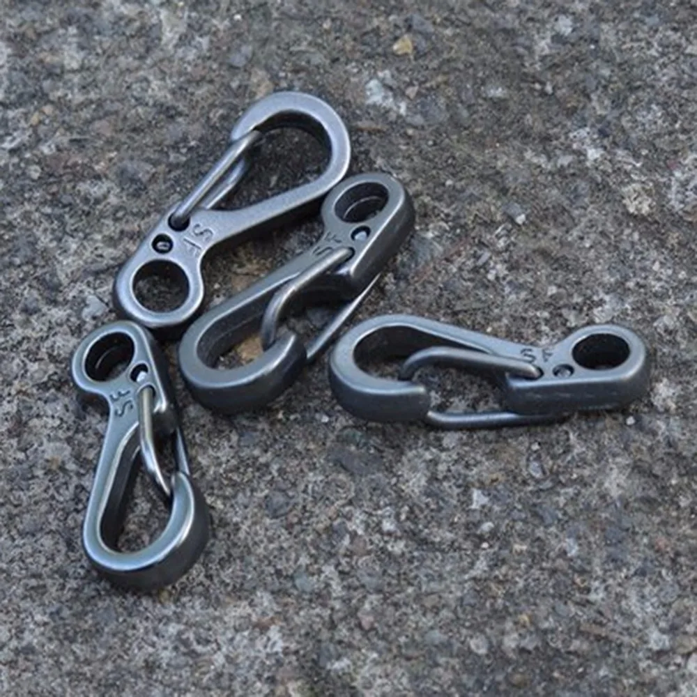 Gumay 10 قطع البسيطة SF الربيع على ظهره المشابك تسلق Carabiners EDC المفاتيح التخييم زجاجة السنانير Paracord التكتيكية بقاء والعتاد