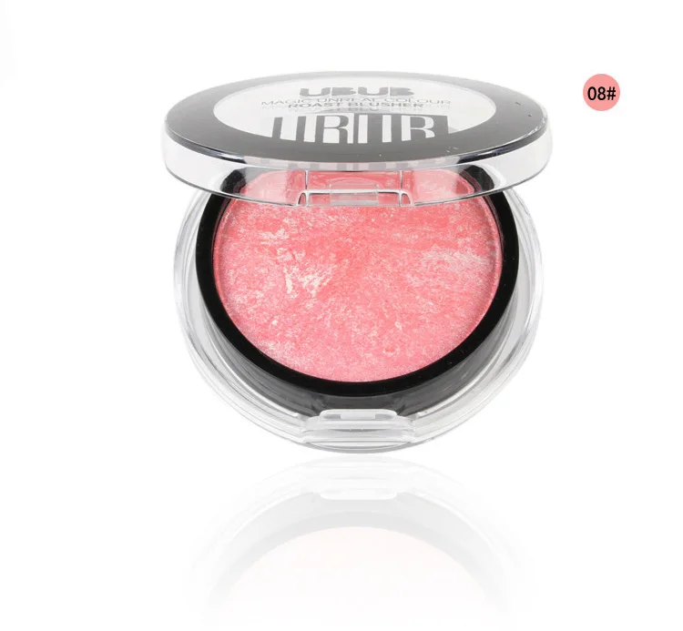 UBUB 8 Color Baked Blush Make up Blush Rose Bronzer Mineralize Rubor Cheek Color Blusher Palette Petal Face Blush (6)