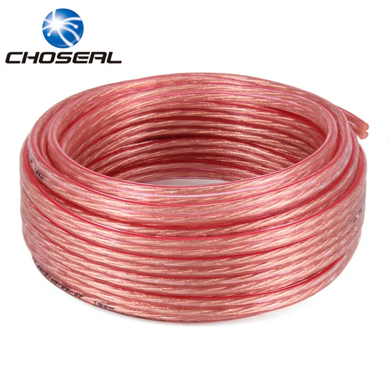 

Choseal QS6250 DIY Audio Cable OFC Loud Speaker Cable Oxygen-Free Copper Wires/Core 10M/20M/30M For Multimedia Amplifier Speaker