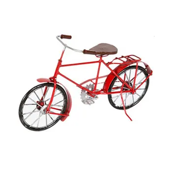 

American Retro Handmade Bicycle Model Decoration Figurines Vintage Iron Car Model Iron Craft Nostalgia Home Decor Car collection