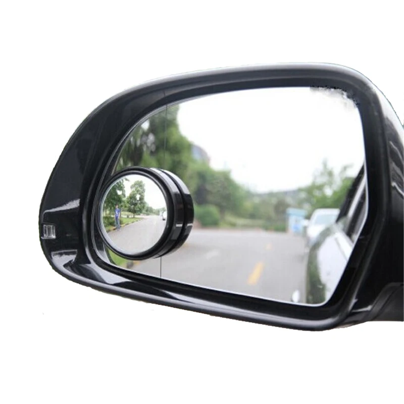 Auto Side 360 Wide Angle Round Convex Mirror Car Vehicle Blind Spot Dead Zone Mirror RearView Small Round