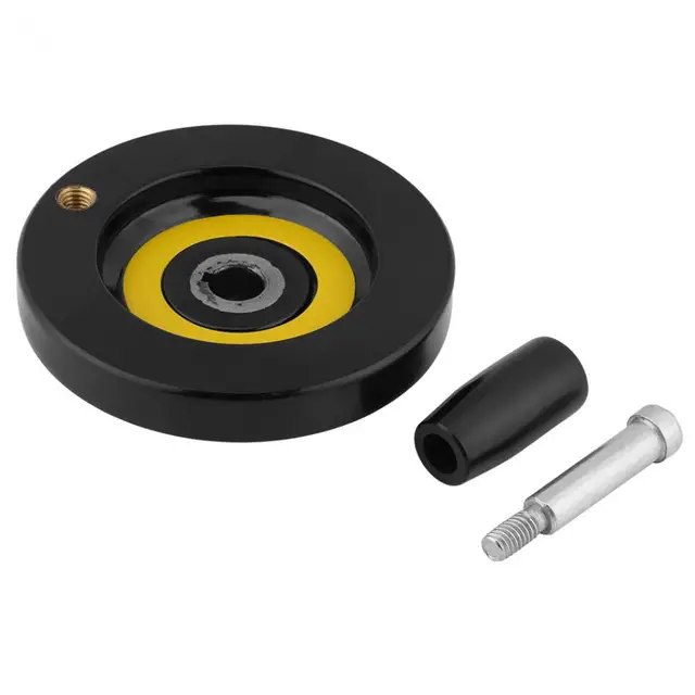 1 pcs Revolving Handle Hand Wheel Lathe Milling Machine Rear Ripple Hand Wheel With Revolving Handle 63mm 80mm 125mm 160mm 200mm