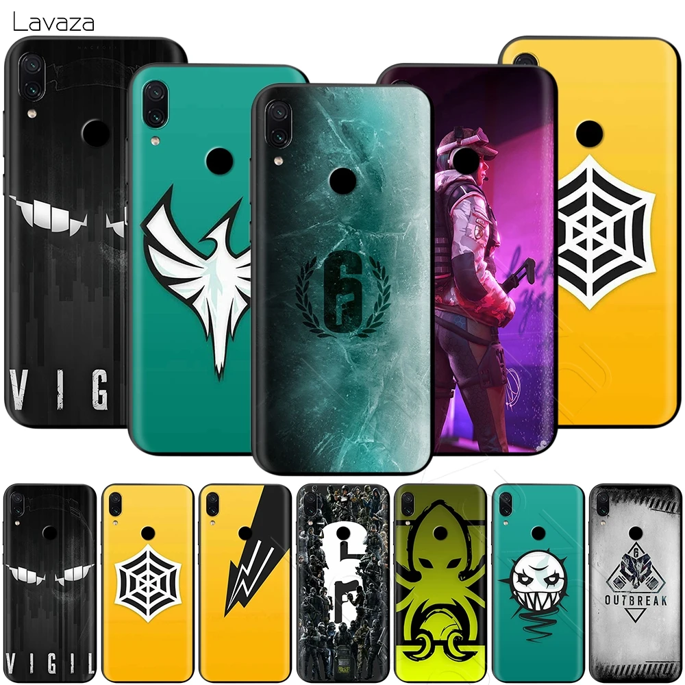 

Lavaza R6 Rainbow Six Siege Case for Xiaomi Redmi Note 8 Pro MI MAX 3 6 8 9 SE A1 A2 Lite Plus Pocophone F1