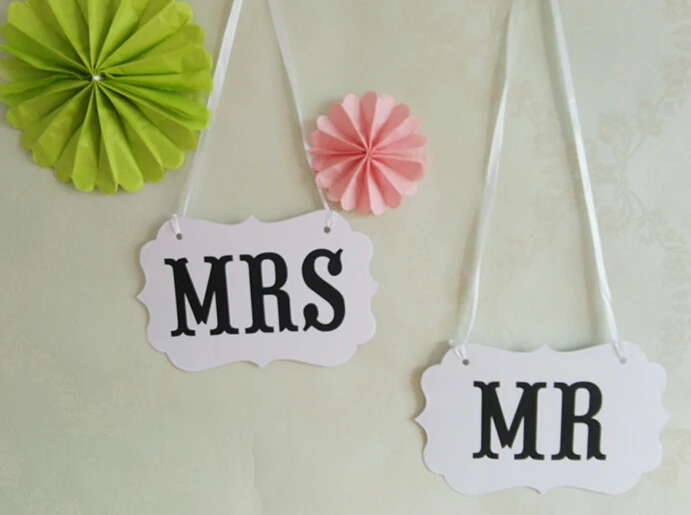 

8 styles 1 SET MR MRS OR 1 SET BRIDE GROOM Photo props Booth Wedding Decorations Wedding Props Wedding Birthday Party Favor