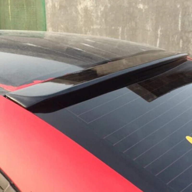 

ABS Plastic Unpainted Rear Trunk Wing Decoration Use For Honda Civic Roof Spoiler 2007-2011
