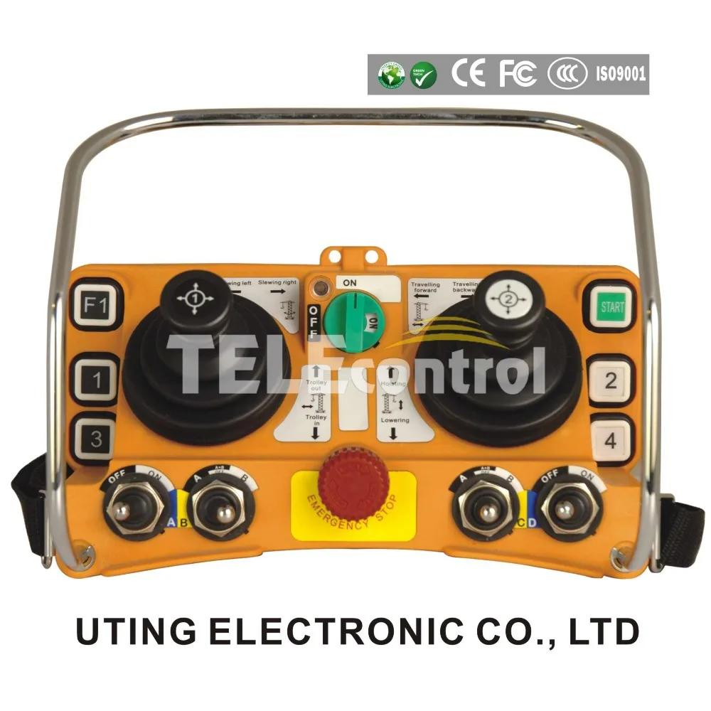 

Remote control for crane /long distance industrial remote controls/ hoist radio joystick remote control F24-60