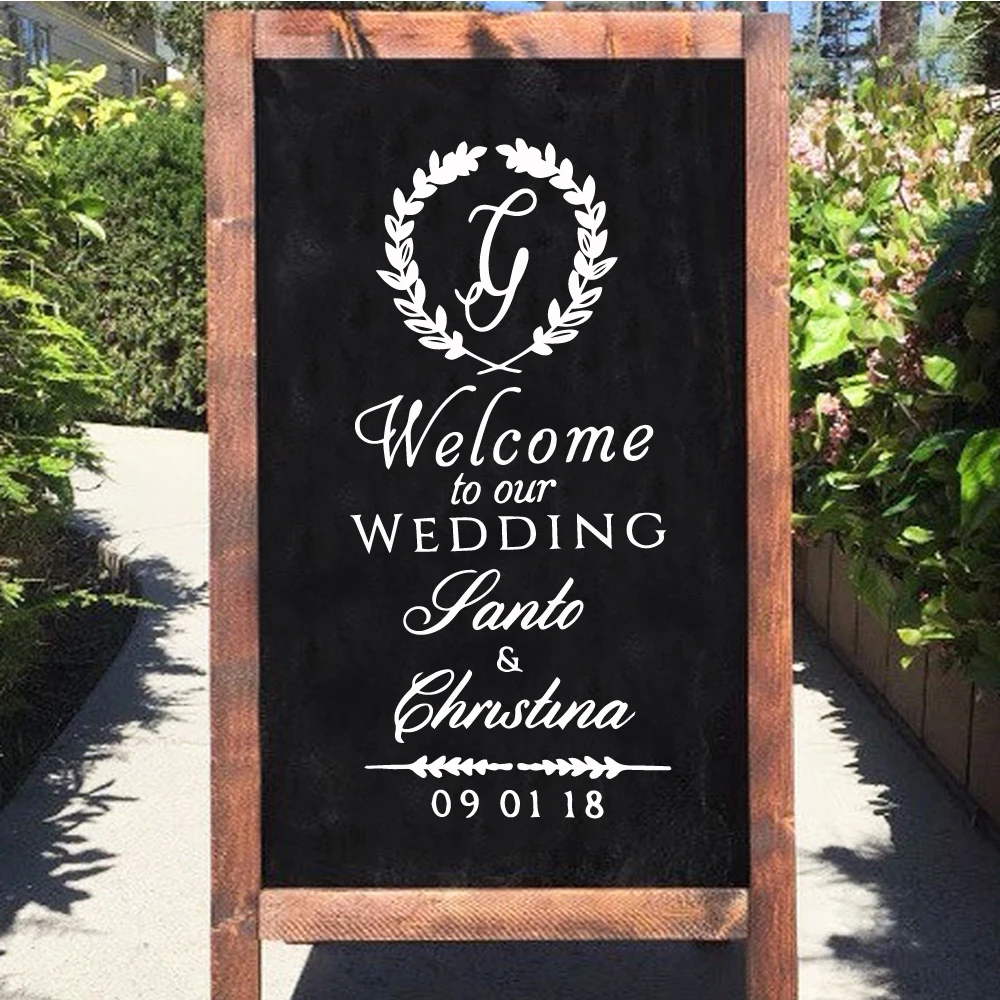 

Custom Wedding Vinyl Wall Stickers Art Decor For Wedding Auditorium Decoration Decal Creative Murals