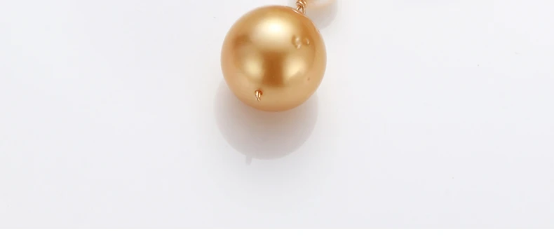[Нимфа] натуральный жемчуг серьги Серьги с жемчугом для Для женщин Fine Jewelry рядом с круглым Мода подарок для вечерние E347