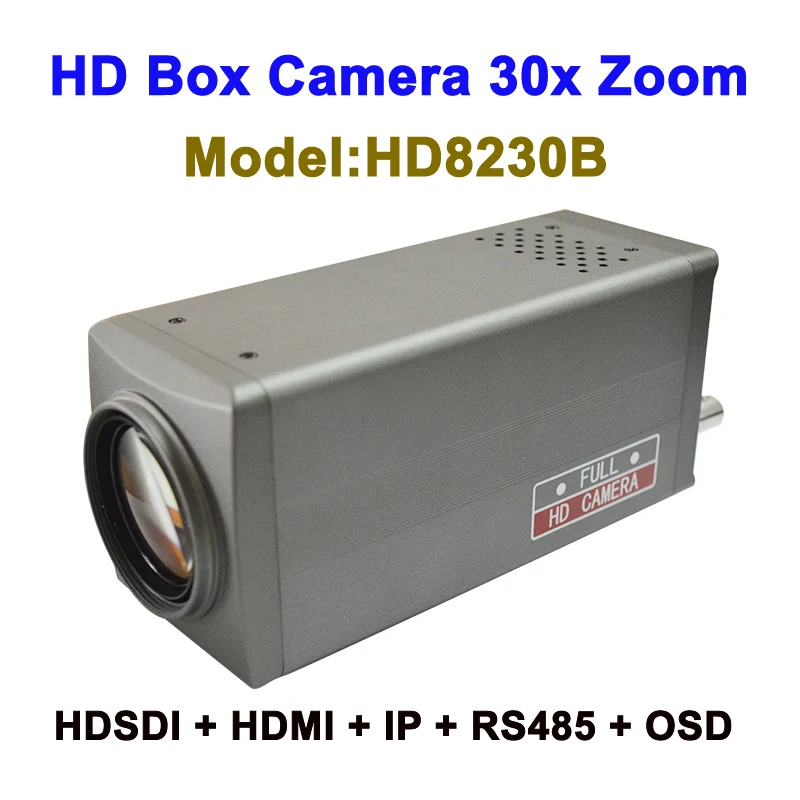 Топ 10 2mp cctv 30x Zoom умная ip-камера Тип коробки с HDMI 3G-SDI видео выход