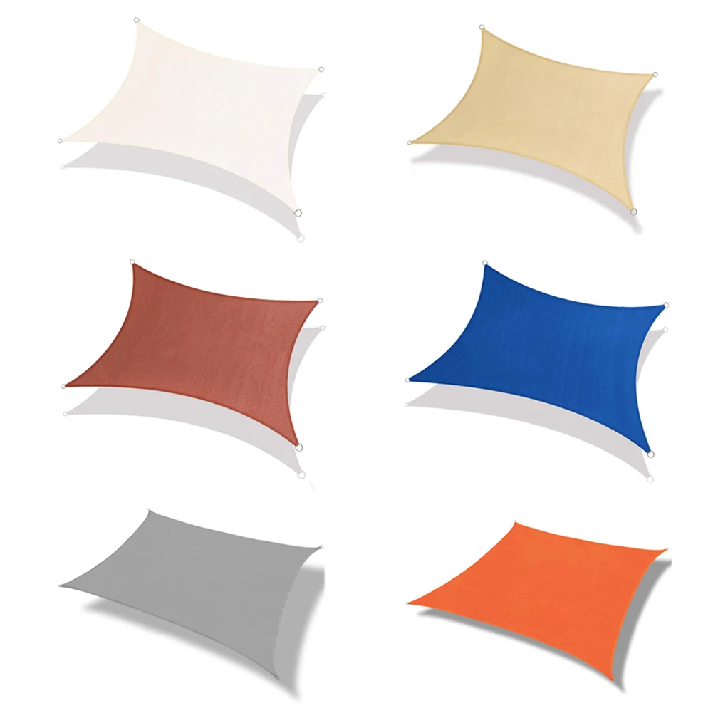 

Outdoor Sun Shade Sail Waterproof Cloth Canvas Awning Canopy Beach Shading Gazebo Toldo Garden Swiming Pool Balcony 2.5*3.5/2*3M