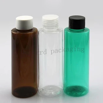 

50pcs/lot 120ml Cover ordinary bottle, PET plastic packaging bottles,small sample in the sample bottle,Refillable Bottles