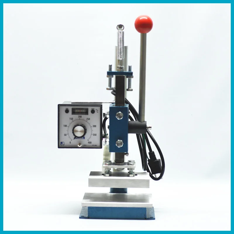 110v Manual Hot Foil Embossing Stamping Machine for Leather Heat